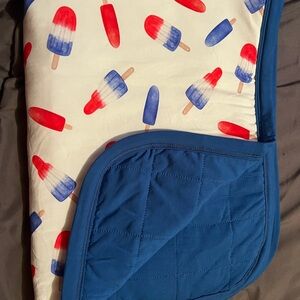 Quilted mini blanket bamboo